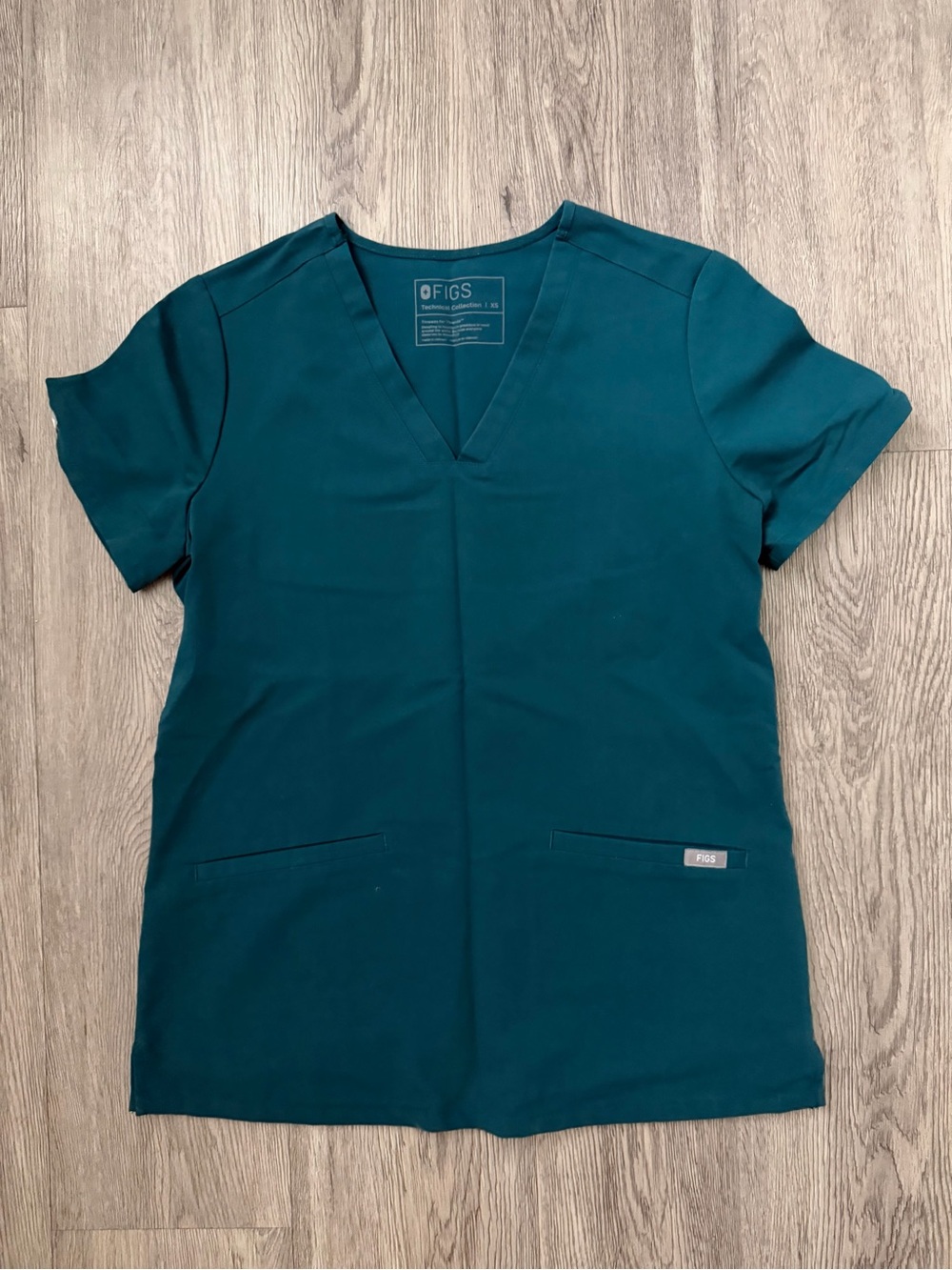 Caribbean Blue Casma Scrub Top & Yola Scrub Pants